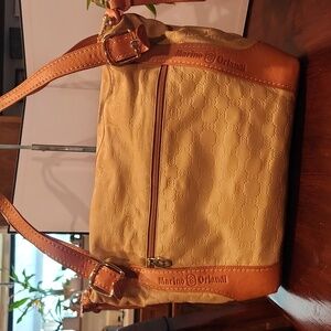 Marino Orlandi Italian Embossed Leather Bag